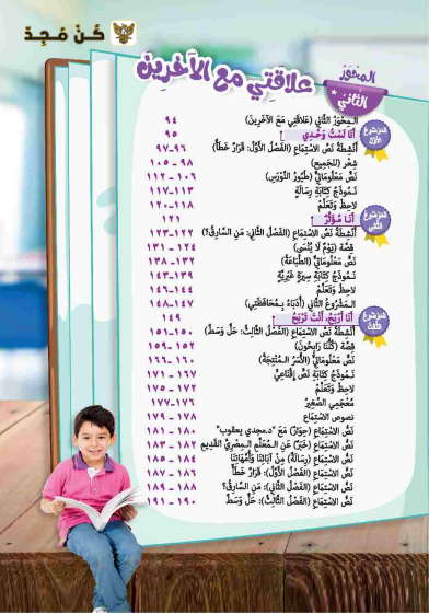 منهج الصف الرابع الابتدائي الجديد 2022 لغة عربية