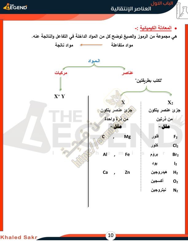 كيمياء ثانوية عامة 2022